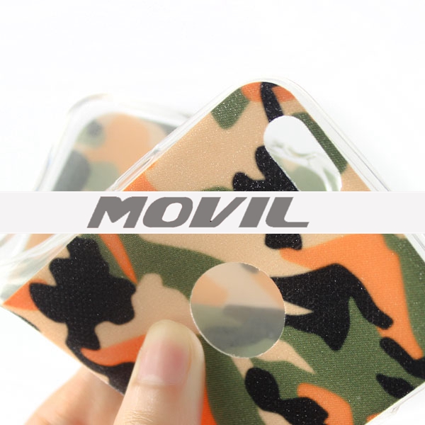 NP-2363 Color del camuflaje de TPU para iPhone 6-6